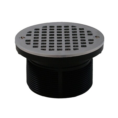 Jones Stephens 3-1/2in. IPS ABS Spud with 5in. Chrome Plated Strainer D57216